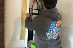 All Phase Electric LLC | Licensed electrician servicing an open load centre during a panel upgrade | Southern NH