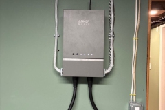 All Phase Electric LLC | Anker SOLIX battery backup inverter mounted in a basement | Southern NH